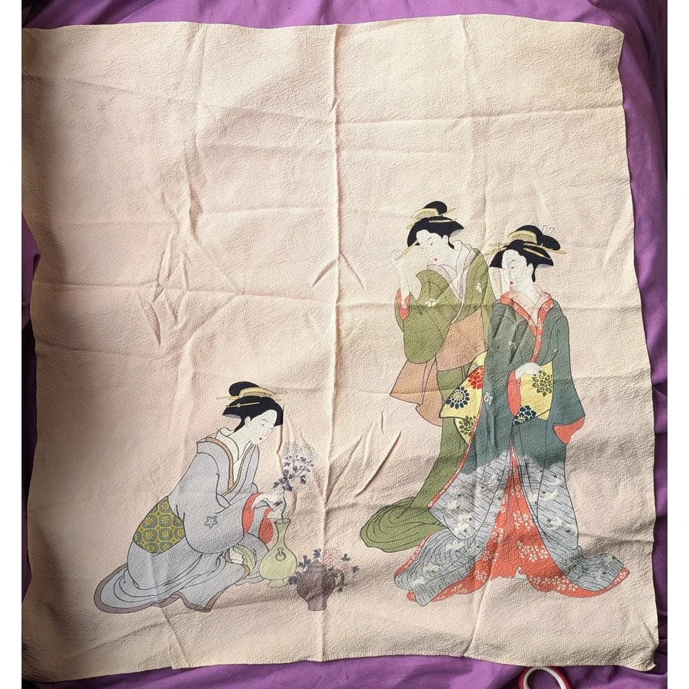 Japan VTG Handkerchief 24